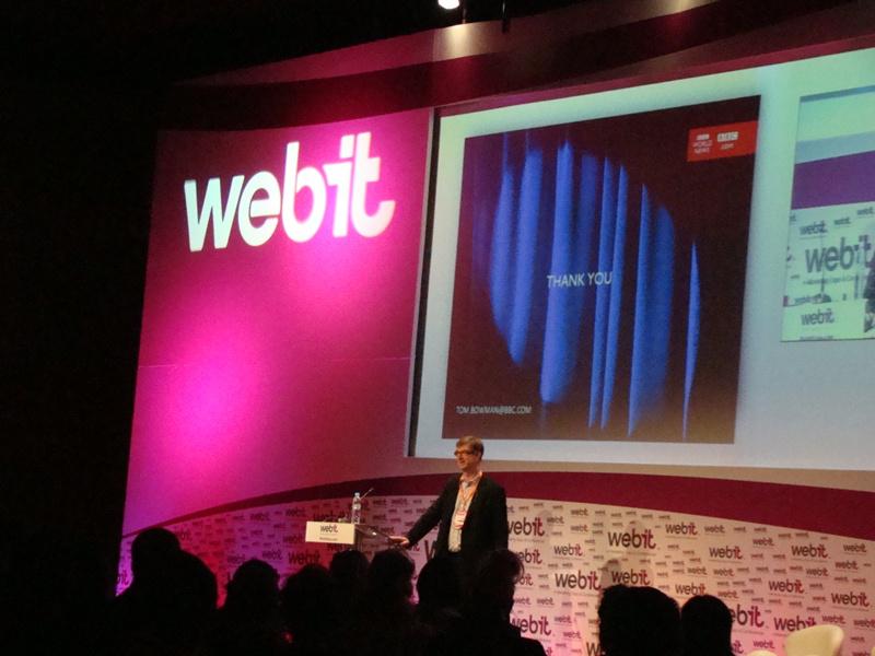 Tom Bowman pe scena principala Webit, Foto: Hotnews