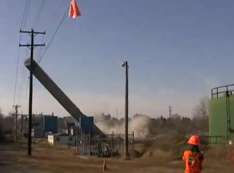 Turn prabusit in directia gresita, Foto: Captura Youtube.com