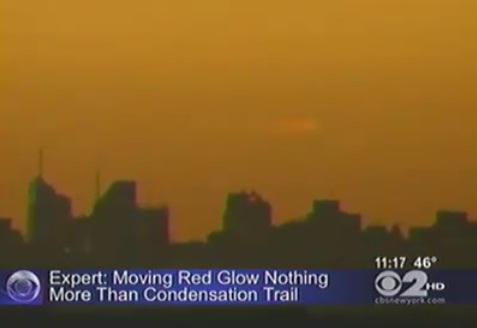 Dara luminoasa pe cerul new-yorkez, Foto: Captura Youtube.com