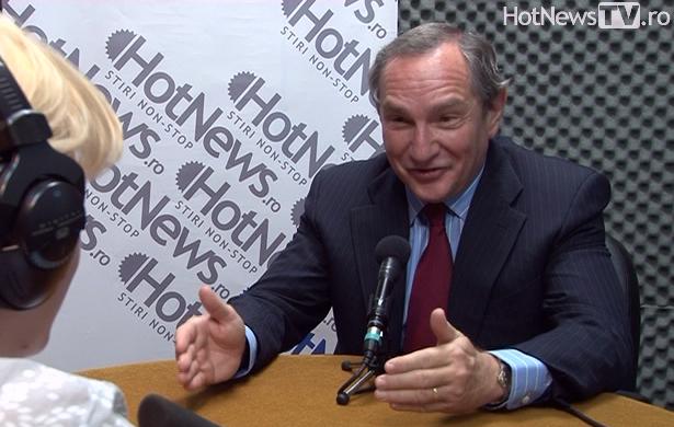 George Friedman in redactia HotNews.ro, Foto: Hotnews