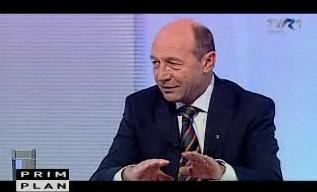 Traian Basescu la TVR, Foto: Captura TVR1