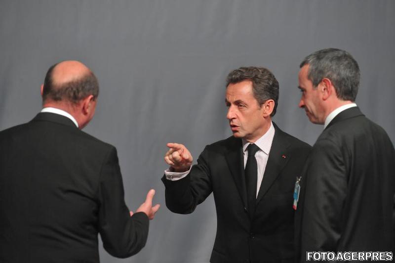 Basescu si Sarkozy, la apogeul dezacordurilor Romania - Franta, Foto: Agerpres