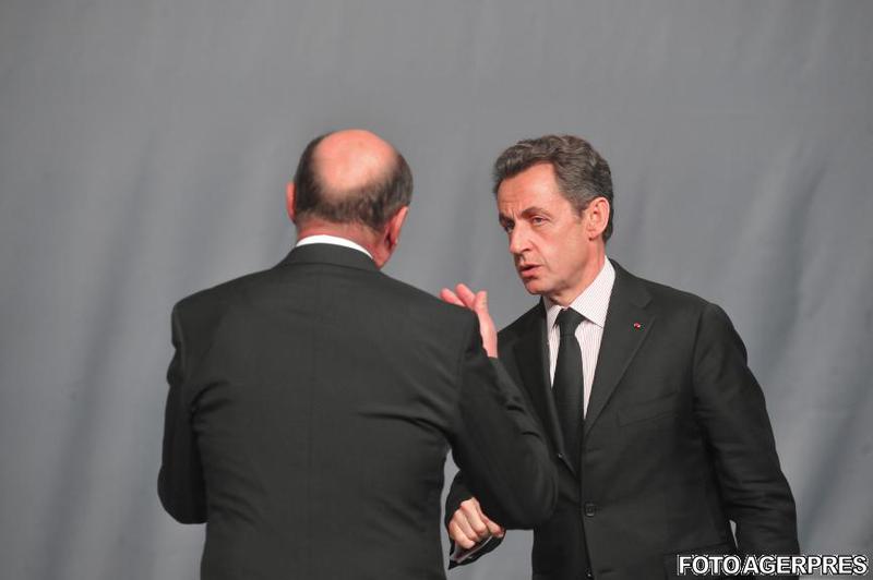 Basescu si Sarkozy, Foto: Agerpres
