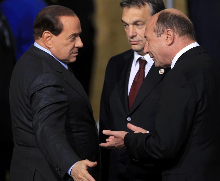 Basescu si Berlusconi (2), Foto: Reuters