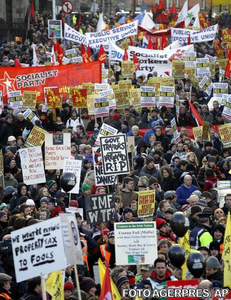 Demonstratie la Dublin, Foto: Agerpres