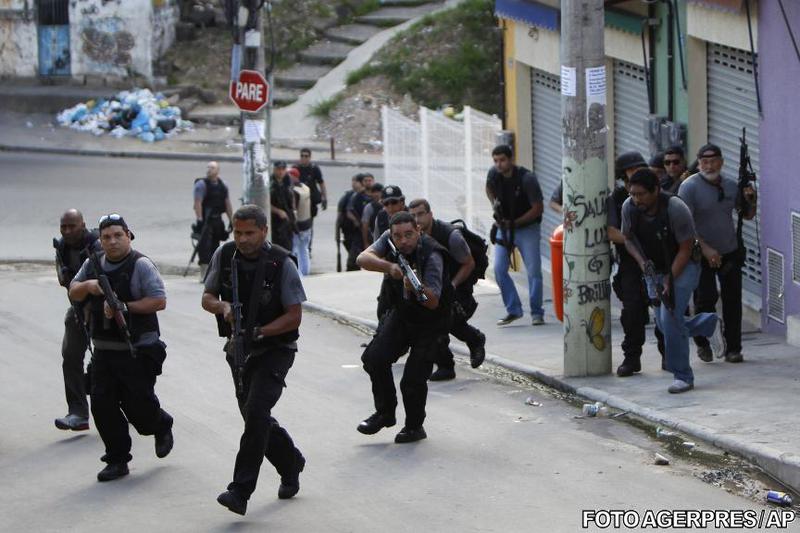 Confruntari la Rio, Foto: Agerpres