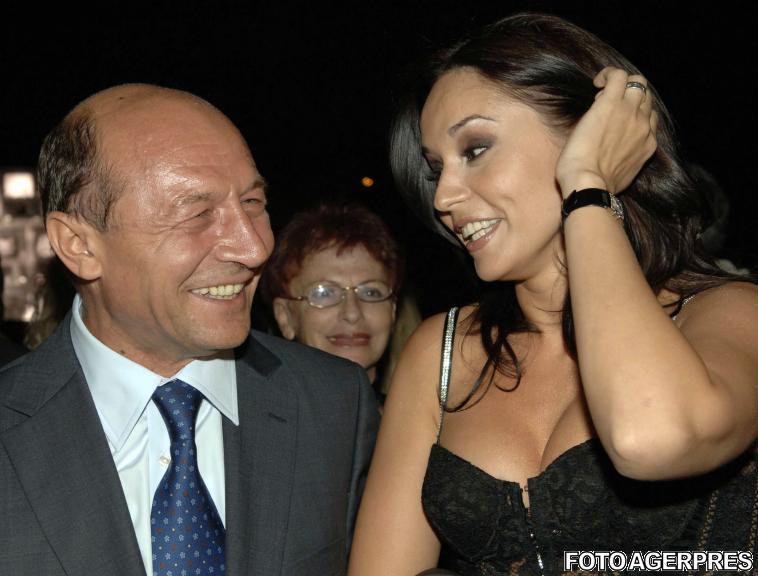 Traian Basescu si Andreea Marin, la aniversarea a 50 de ani de TVR, Foto: Agerpres
