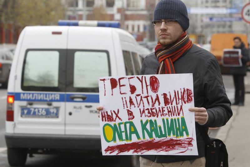 Rusii cer arestarea atacatorilor lui Kashin, Foto: Reuters