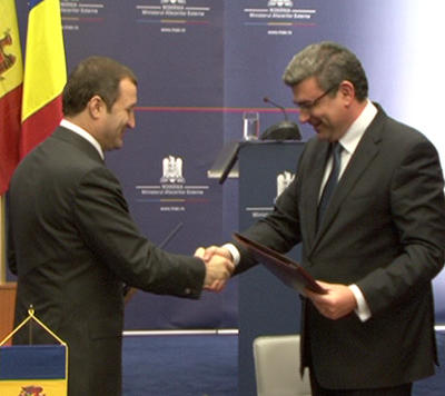 Vlad Filat si Teodor Baconschi, Foto: Hotnews