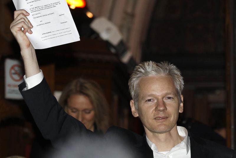 Julian Assange eliberat, Foto: Reuters