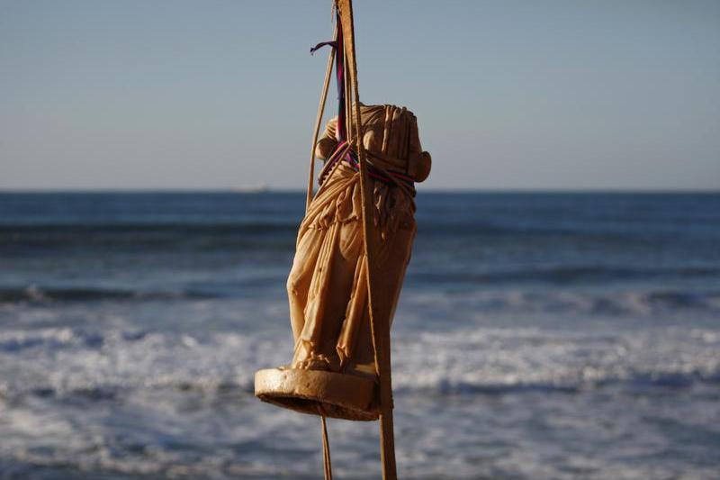 Statuia romana descoperita in urma unei furtuni, Foto: Reuters