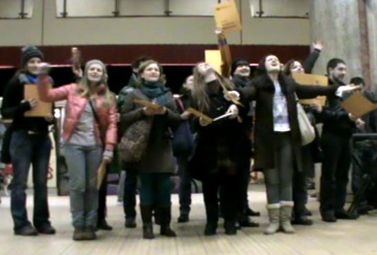 Corul Bocitorilor Reformatori - Cantec despre Bucuresti, Foto: Captura video