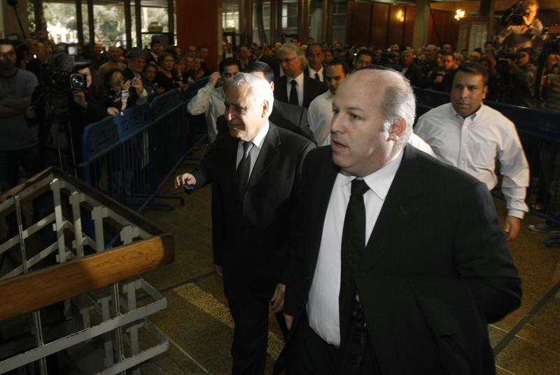 Katzav, inainte de pronuntarea sentintei, Foto: Reuters