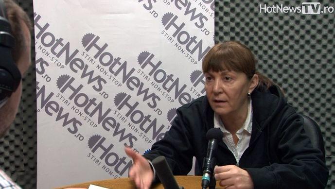 Monica Macovei in studioul HotNews.ro, Foto: Hotnews