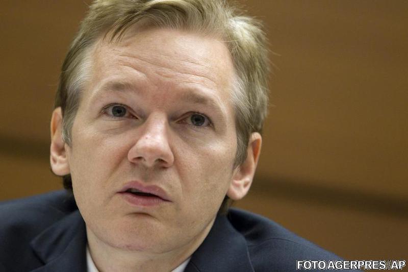 Julian Assange, fondatorul Wikileaks, Foto: Agerpres/AP