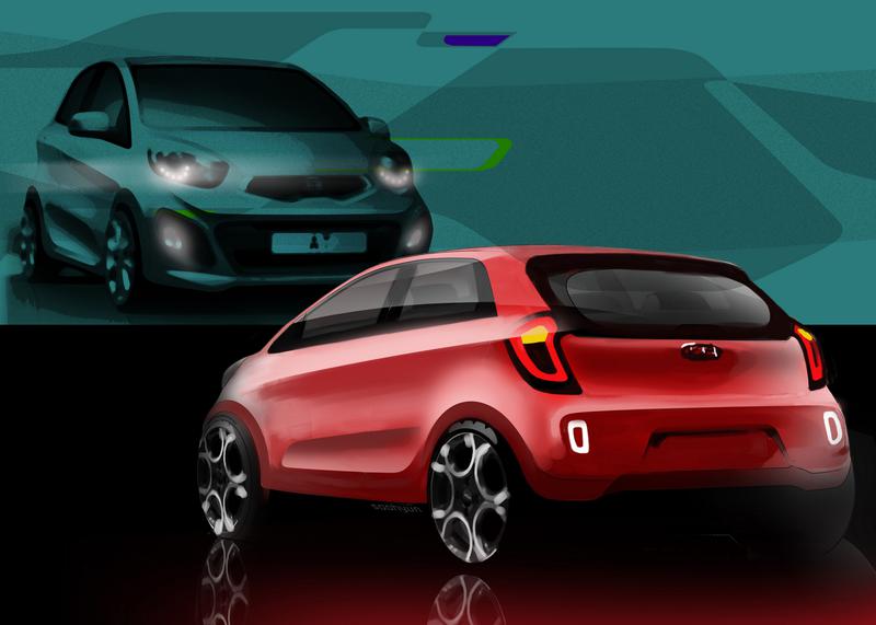 Schita cu noul Kia Picanto, Foto: Kia