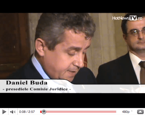 Daniel Buda - Comisia Juridica, Foto: Hotnews