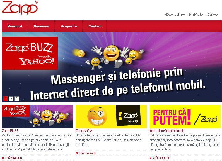 Cosmote nu a finalizat integrarea Zapp, Foto: Captura Zapp.ro