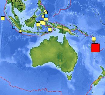 Seism in Pacificul de sud, Foto: USGS