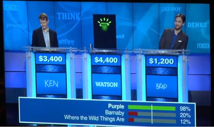 Watson nu a fost conectat la internet in timpul concursului, Foto: Captura Youtube.com