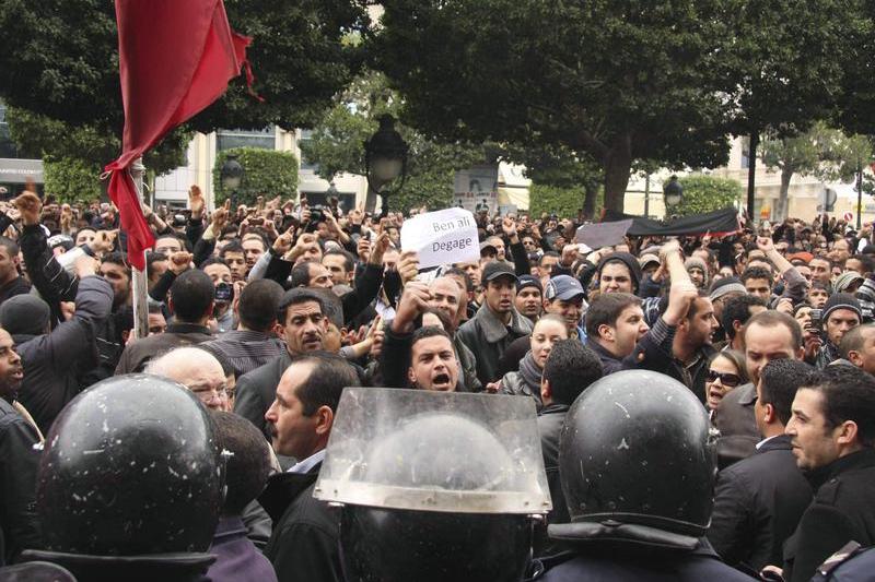 Proteste in Tunisia, Foto: Reuters