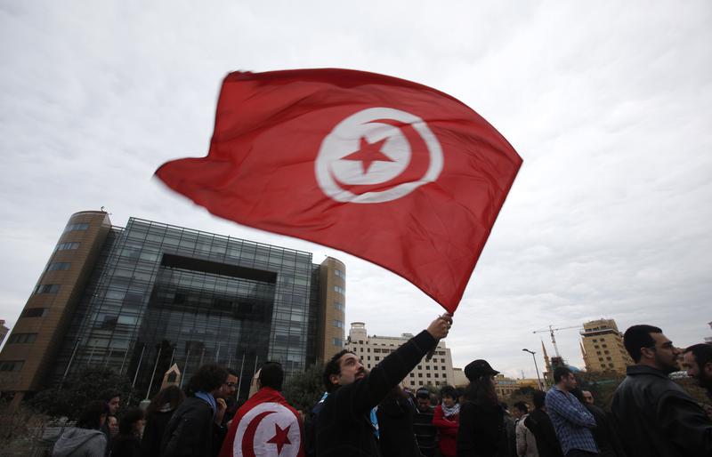 Tunisieni sarbatorind in strada, Foto: Reuters