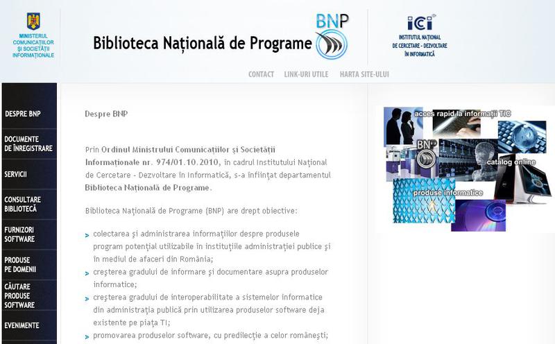 Biblioteca Nationala de Programe, Foto: Captura BNP