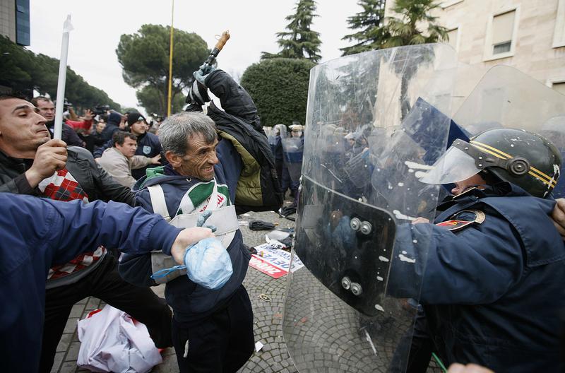 Violente in Albania, Foto: Reuters
