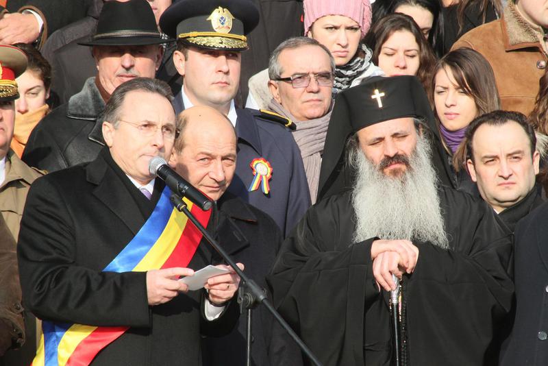 Traian Basescu, huiduit la Iasi, Foto: Hotnews