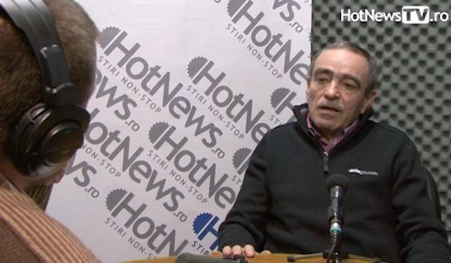 Ion Panaitescu in studioul HotNews.ro, Foto: Hotnews