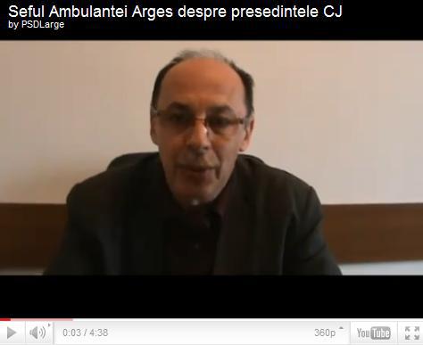 Gabriel Popa, seful Ambulantei Arges, Foto: Hotnews