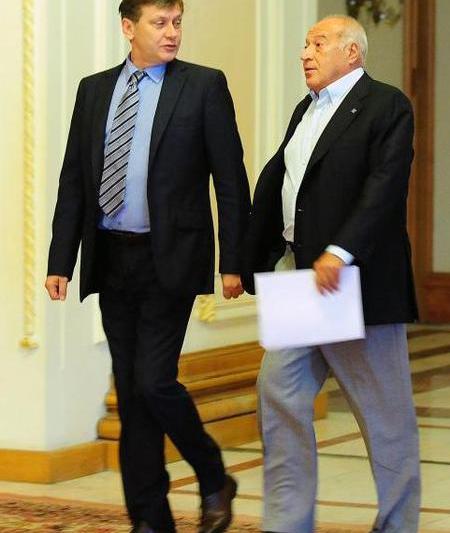 Crin Antonescu si Dan Voiculescu, Foto: AGERPRES