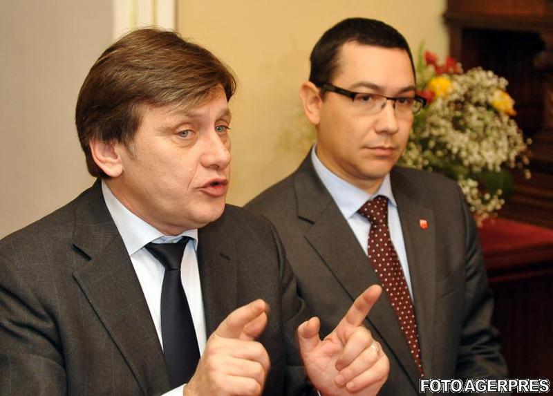 Crin Antonescu si Victor Ponta, Foto: Agerpres