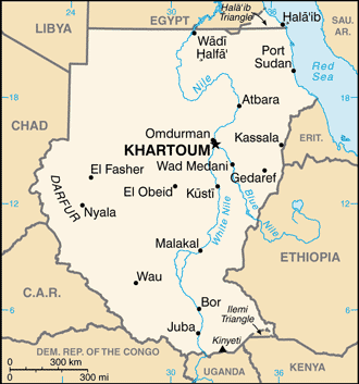 Sudan, Foto: CIA factbook