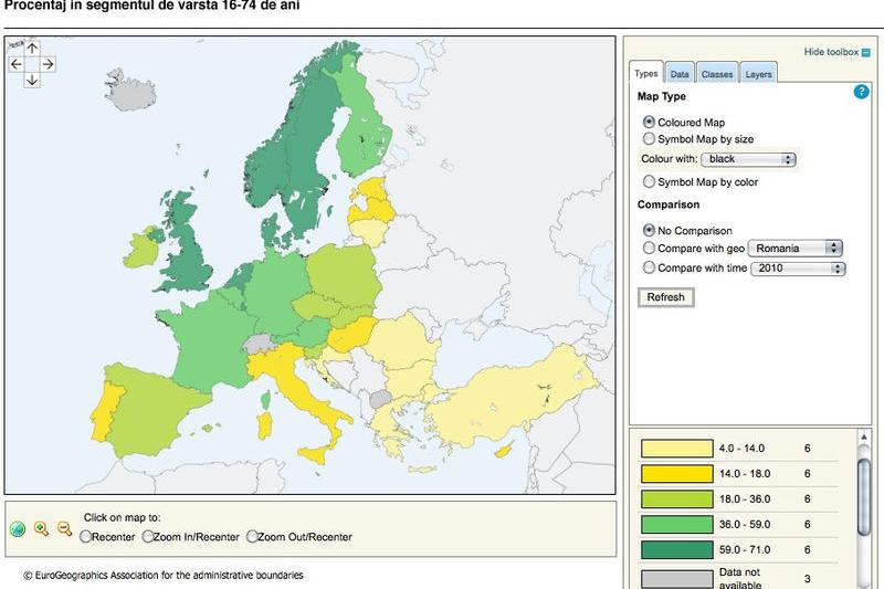 Cumparaturile online in Europa, Foto: Eurostat