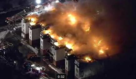 Incendiu in New Jersey, Foto: Captura Youtube.com