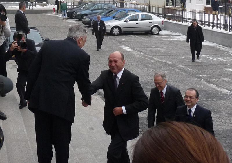 Momentul sosirii la BNR, Foto: Hotnews