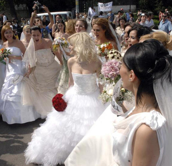 parada rochiilor de mireasa, Foto: Agerpres