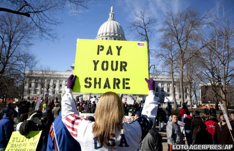 Sustinatorii legii critica sindicalistii, Foto: Agerpres