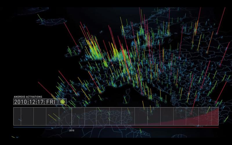 Evolutia adoptarii Google Android, Foto: Captura YouTube