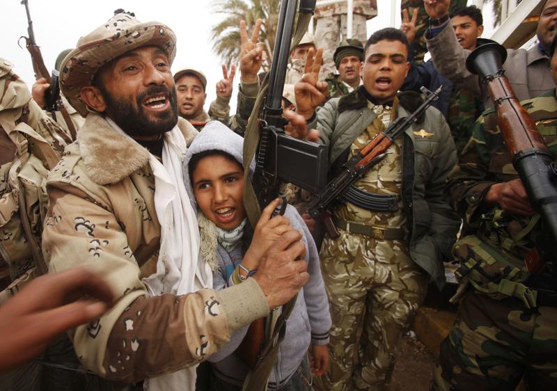 Protestatari in Benghazi, Foto: Reuters