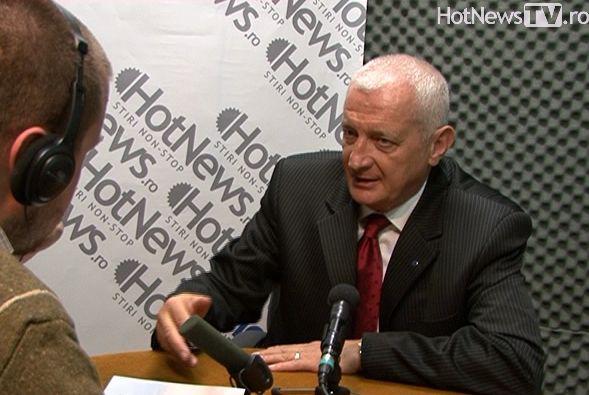 Gyorgy Frunda in studioul HotNews.ro, Foto: Hotnews