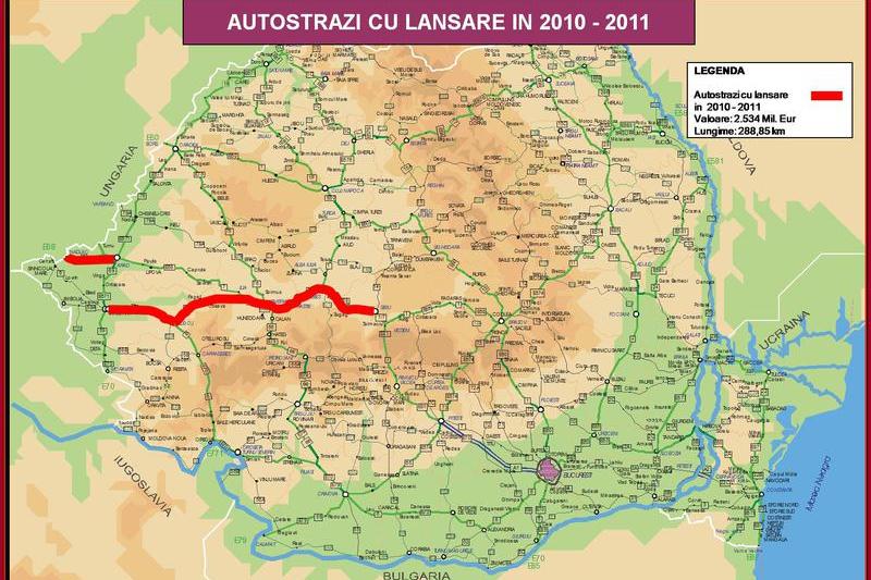 Tronsoanele scoase la licitatii, Foto: Ministerul Transporturilor