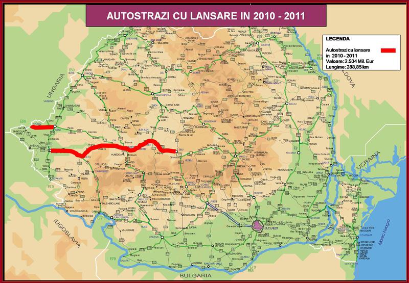 Tronsoanele scoase la licitatii, Foto: Ministerul Transporturilor