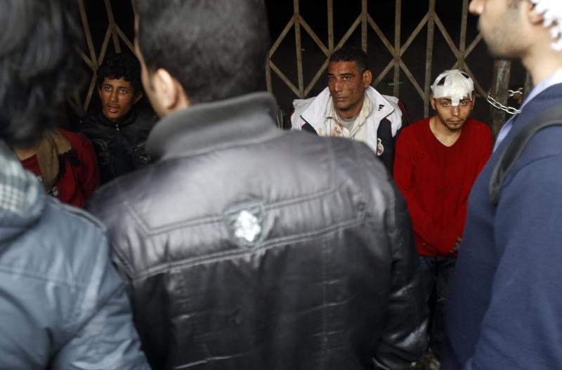 Suporteri pro-Mubarak, prizonieri intr-o statie de metrou, Foto: Reuters