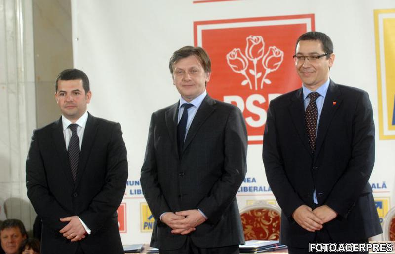 Constantin, Antonescu si Ponta, Foto: Agerpres