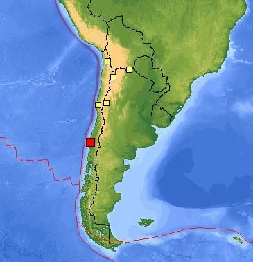 Seism in Chile, Foto: USGS