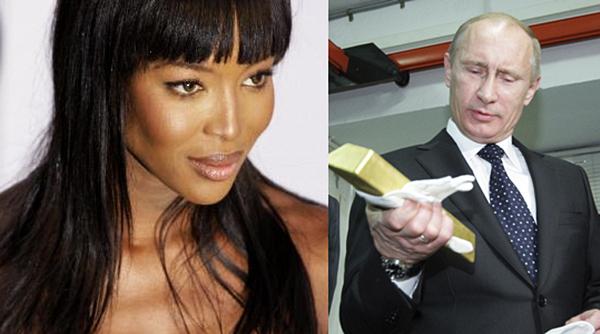 Naomi Campbell, Vladimir Putin, Foto: Agerpres/Reuters