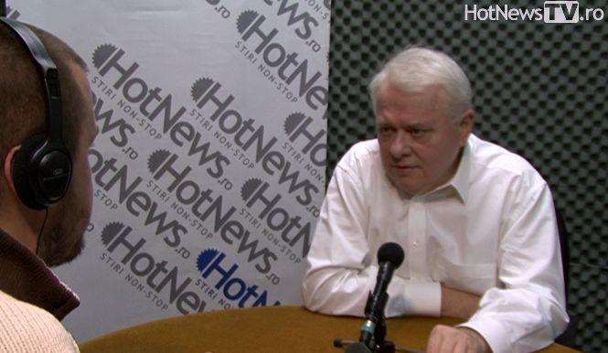 Viorel Hrebenciuc in studioul HotNews.ro, Foto: Hotnews