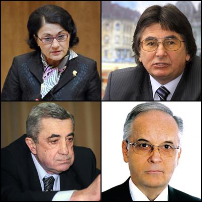 Andronescu, Robu, Popa si Dragulescu, Foto: Colaj / Sursa foto: Agerpres